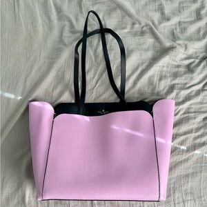 Kate Spade Pink and Black Tote Bag